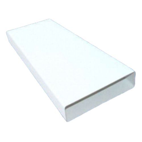 Műanyag  (PVC) lapos légcsatorna  60 x 204 mm, h = 0,50 méter