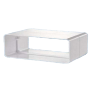 Légcsatorna csőtoldó (csőkapcsoló) műanyag (PVC) 60 x 204 mm