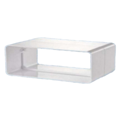 Légcsatorna csőtoldó (csőkapcsoló) műanyag (PVC) 60 x 204 mm
