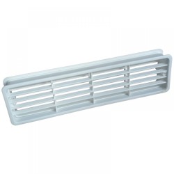 Ajtószellőző rács (műanyag ajtórács) 310 x 82 mm, fehér
