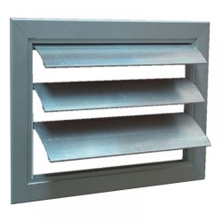 OKM E  300 x 1000 mm alumínium túlnyomás kibocsátó zsalu, elszívó rendszerhez