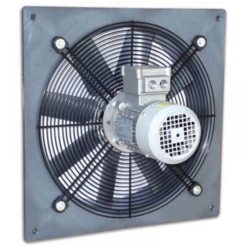 PLATE-M ATEX   4-355 M robbanásbiztos fali axiálventilátor IEC meghajtómotorral, max. 3200 m³/h légszállítással