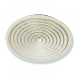 PRN 250 koncentrikus körös mennyezeti alumínium anemosztát, fehér (RAL9016)