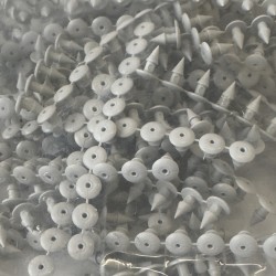 PVC szegecs (tűzőkapocs, bolha) 1000 db/csomag