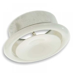 P-DVS 150 (RAL 9016) acél befúvó légszelep (NA150 mm)