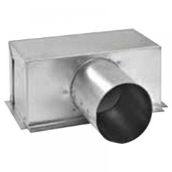 REW-2  csatlakozó doboz  800 x  200 mm / 1 x NA200 mm oldalsó csatlakozócsonk