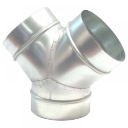 Rozsdamentes nadrágidomok (Y-idom) 90° - MINTA