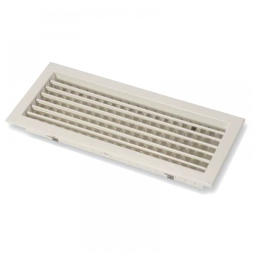 SHVN 1000 x 350 mm - kétsoros acél fali rács, állítható lamellás, fehér (RAL9016)