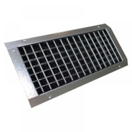 SPN-VH GALVA   500 x  150 mm kétsoros rács SPIKO légcsatornákhoz (natúr)