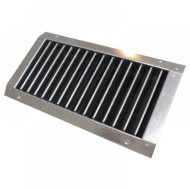 SPN-V  GALVA   500 x  150 mm egysoros rács SPIKO légcsatornákhoz (natúr)