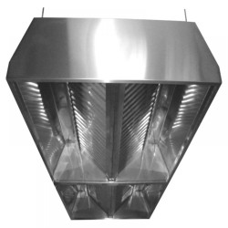 Sziget típusú nagykonyhai elszívóernyők (SEE) - Minta