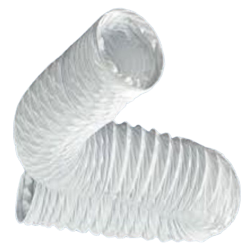 Szigeteletlen műanyag (PVC) flexibilis légcsatorna NA100 mm (3 méter / db)