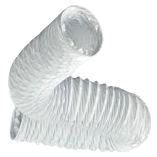 Szigeteletlen műanyag (PVC) flexibilis légcsatorna NA125 mm (3 méter / db)