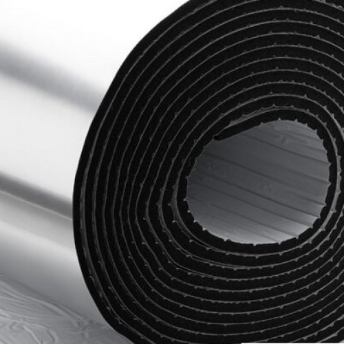 Szintetikus kaucsuk  lap NMC Insul roll Cover Silver ÖNTAPADÓ  19 mm (8 m2/tekercs)~