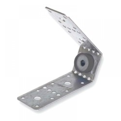 Trapézfüggesztő hangcsillapító gumival (HVC; Ø10,5 mm lyukkal)