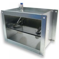 Utólag állítható, 400 x 300 mm állandó légmennyiség szabályzó VRRK