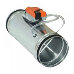 VAV-KC 125 motoros mozgatású, szigeteletlen házas légmennyiség szabályzó (NA125; 24V)