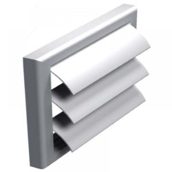 VMV 100 J műanyag négyszög alakú túlnyomás kibocsátó zsalu