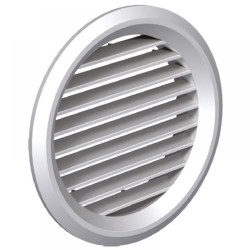 VMV 125  bVs fix lamellás műanyag kör alakú elszívó / befúvó rács