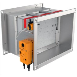 REF500-4 M230-S négyszög keresztmetszetű, motoros tűzcsappantyúk 230 V; 120 perc - MINTA