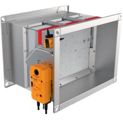 REF500-4 M24-S négyszög keresztmetszetű motoros tűzcsappantyú, 24V; 120 perc - MINTA