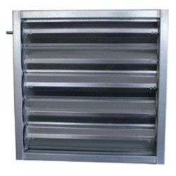 JS 250 típusú légmennyiség szabályzó zsalu  250 x  300 mm (nem légtömör)