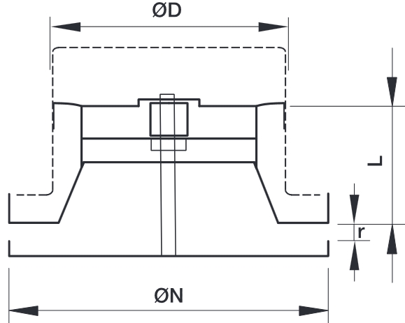 SVA befúvó / elszívó légszelep geometriai méretek