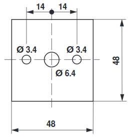 SGF-24 pozicionáló - geometriai méretek 1