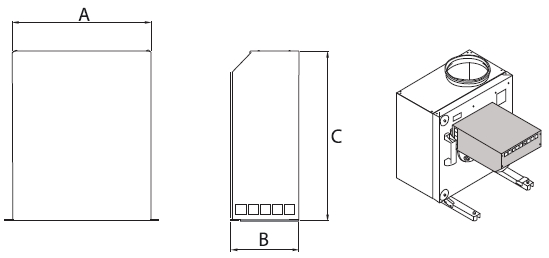 Motorvédő burkolat KCF-N ventilátorhoz 